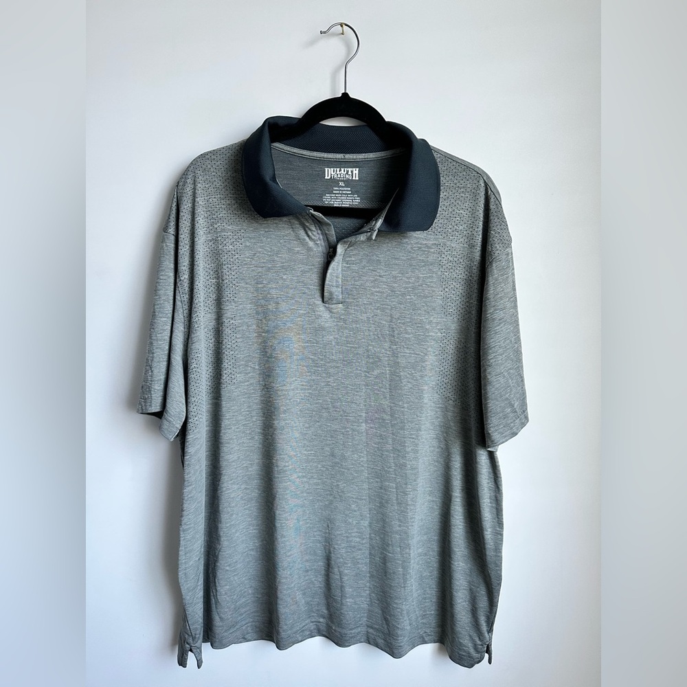 DULUTH Breezeshooter Cooling Short Sleeve Zip Polo Shirt Men’s Size XL